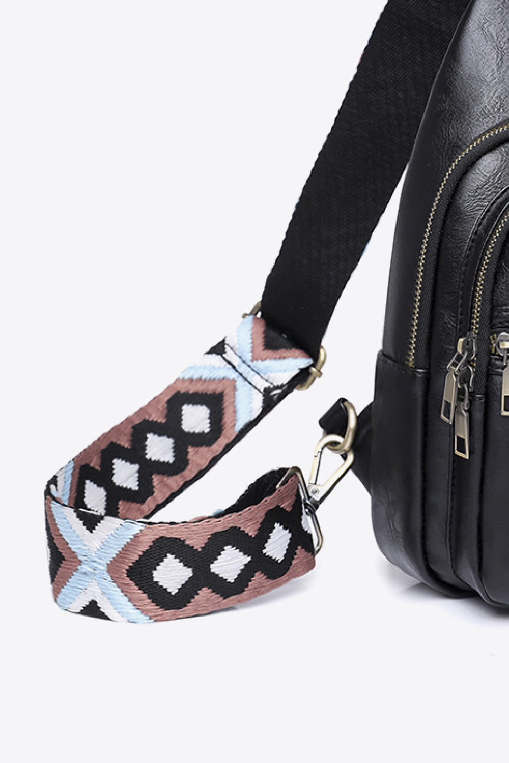 Adored Colorful Strap It's Your Time PLeather Sling Bag